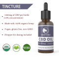 Full spectrum  CBD oil tincture 2000mg hemp oil drops with terpenes